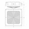 Westgate CDLX-MD-15-45W-40KX-GEN SURFACE CANOPY MD HOUSING ADJ. 15W-45W 40K 120-277V 0-10V CDLX-MD-15-45W-40K - alternate 3